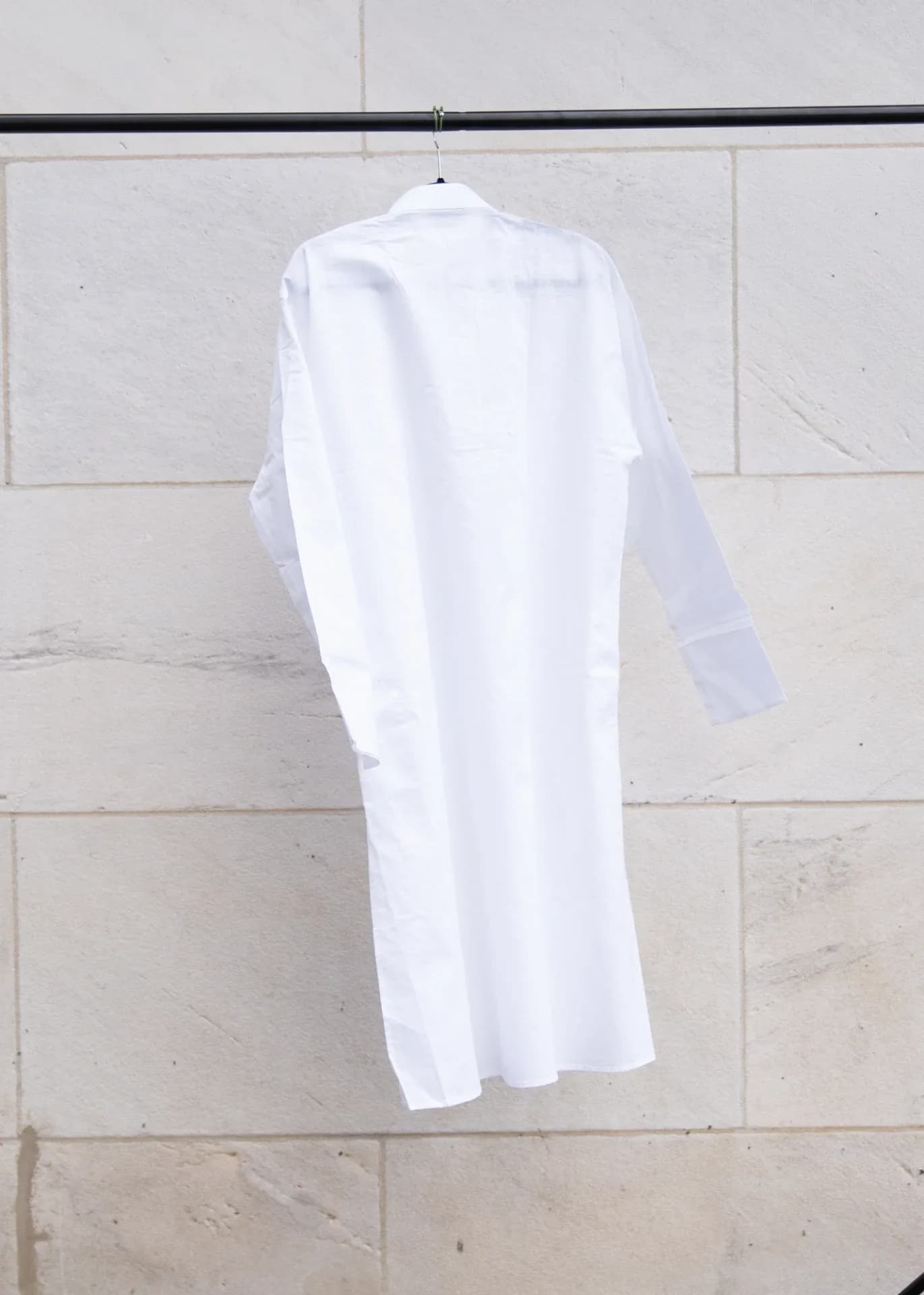 White Kurta Set with Chikankari Embroidery 