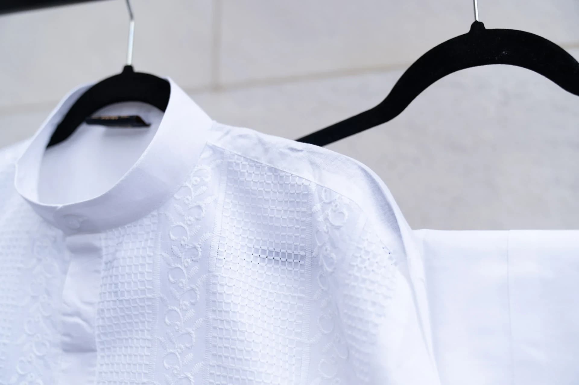White Kurta Set with Chikankari Embroidery 