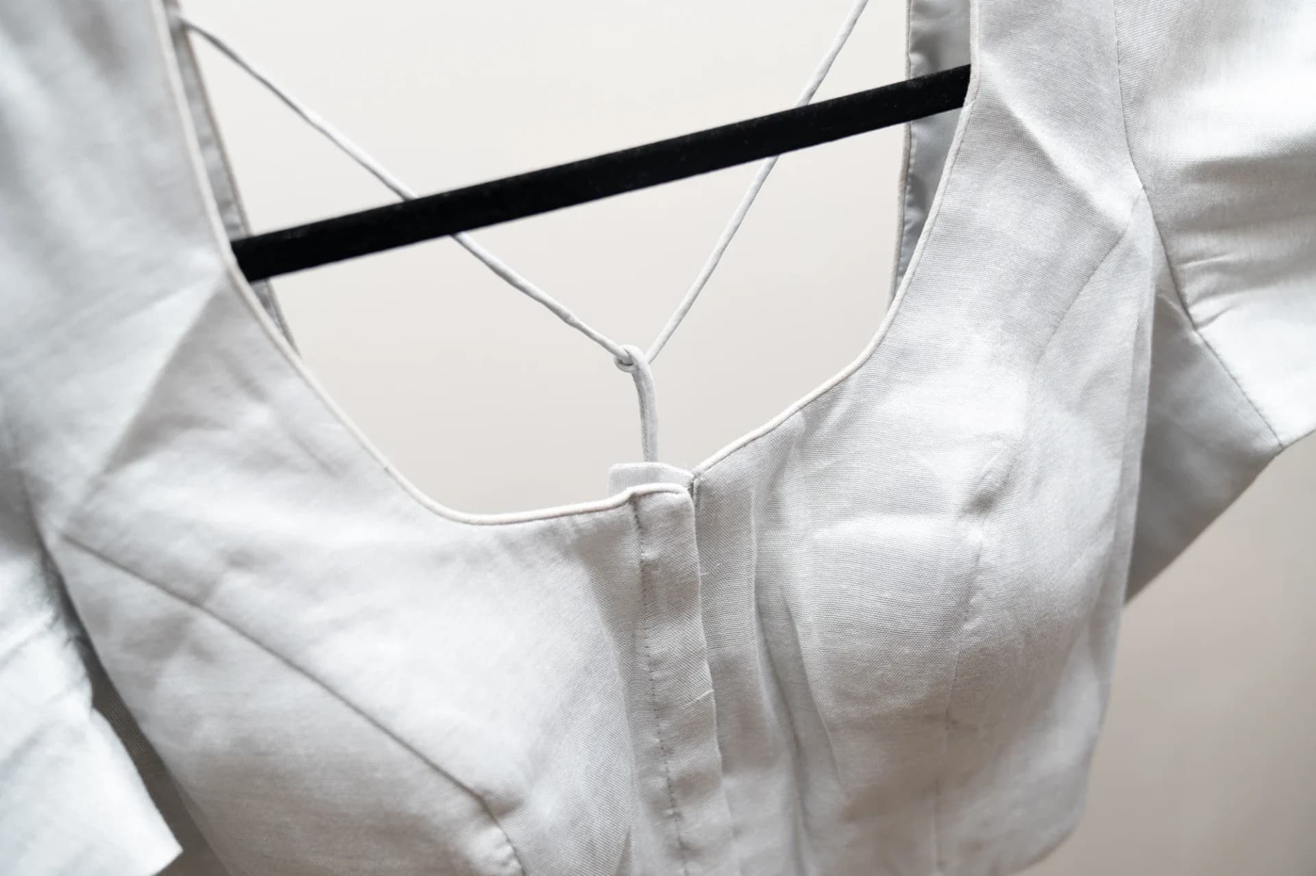 Metallic Silver Blouse
