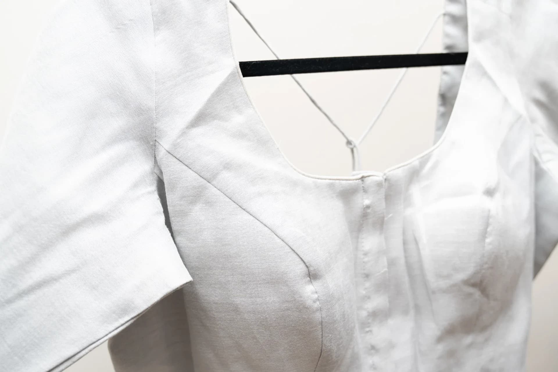 Metallic Silver Blouse