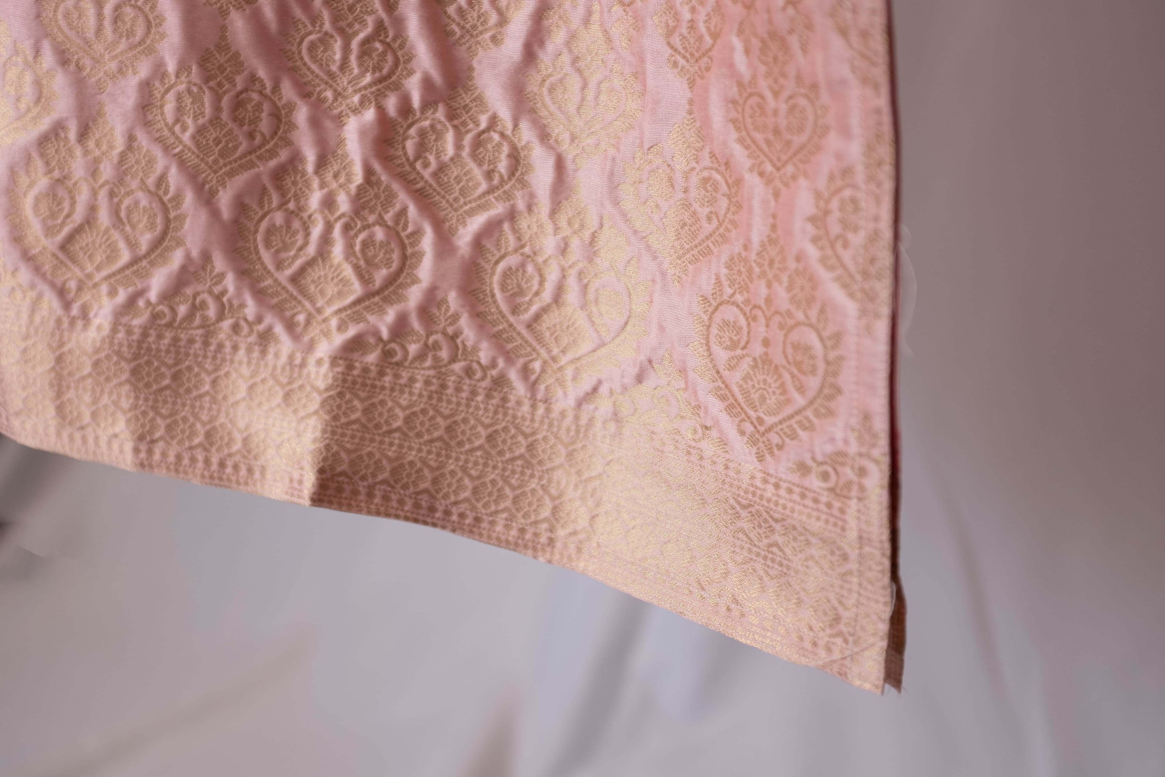 Baby Pink Chanderi Salwar Set